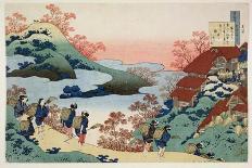 36 Views of Mount Fuji, no. 9: Inume Pass in the Kai Province-Katsushika Hokusai-Giclee Print