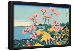 Katsushika Hokusai The Fuji from Gotenyama Art Poster Print-null-Framed Poster