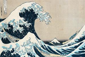 The Great Wave Off Kanagawa, from the Series "36 Views of Mt. Fuji" ("Fugaku Sanjuokkei") by Katsushika Hokusai