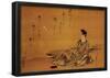 Katsushika Hokusai The Poet Thinking Art Poster Print-null-Framed Poster