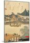 Katsushika Hokusai The Shrine Komagata Do in Komagata Art Poster Print-null-Mounted Poster