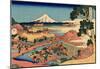 Katsushika Hokusai The Tea Plantation Art Poster Print-null-Mounted Poster