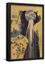 Katsushika Hokusai (The waterfall of Amida behind the Kiso Road  Poster-null-Framed Poster
