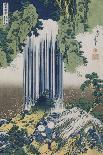 Ono Waterfall, the Kiso Highway-Katsushika Hokusai-Giclee Print