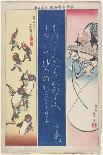 (Daikoku God and Chinese Performers with Calligraphy), Early 19th Century-Katsushika II Taito-Giclee Print