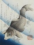 Carp Leaping in a Pool-Katsushika Taito II-Laminated Art Print
