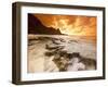 Kauai, Hawaii: Sunset on Tunnels Beach-Ian Shive-Framed Photographic Print