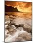 Kauai, Hawaii: Sunset on Tunnels Beach-Ian Shive-Mounted Photographic Print