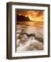 Kauai, Hawaii: Sunset on Tunnels Beach-Ian Shive-Framed Photographic Print