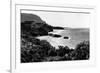 Kauai, Hawaii - View of Lumahai Bay & Beach Photograph-Lantern Press-Framed Premium Giclee Print