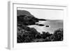 Kauai, Hawaii - View of Lumahai Bay & Beach Photograph-Lantern Press-Framed Art Print