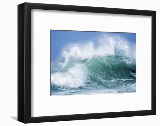 Kauai, Hawaii. Waves, Port Allen, Hanapepe-Darrell Gulin-Framed Photographic Print