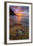 Kauai Sunset at Ke'e Beach, Na Pali Coast, Hawaii-Vincent James-Framed Photographic Print