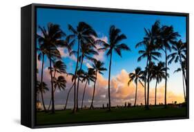 Kauai Sunset-nstanev-Framed Stretched Canvas
