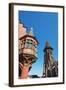 Kaufhaus in Munsterplatz, Freiburg, Baden-Wurttemberg, Germany, Europe-Christian Kober-Framed Photographic Print