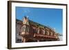 Kaufhaus in Munsterplatz, Freiburg, Baden-Wurttemberg, Germany, Europe-Christian Kober-Framed Photographic Print