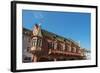 Kaufhaus in Munsterplatz, Freiburg, Baden-Wurttemberg, Germany, Europe-Christian Kober-Framed Photographic Print