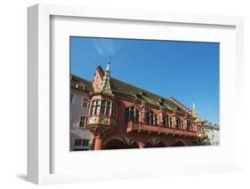 Kaufhaus in Munsterplatz, Freiburg, Baden-Wurttemberg, Germany, Europe-Christian Kober-Framed Photographic Print