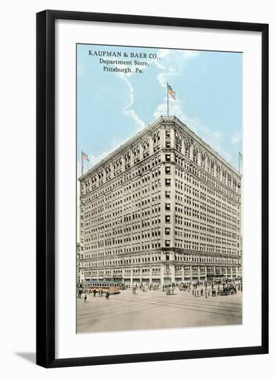 Kaufman and Baer Department Store, Pittsburgh-null-Framed Art Print