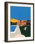 Kaufmann Desert House Poolside-Rosi Feist-Framed Giclee Print