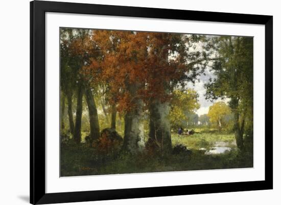 Kaufmann - Working in the Forest-null-Framed Giclee Print