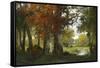 Kaufmann - Working in the Forest-null-Framed Stretched Canvas