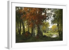 Kaufmann - Working in the Forest-null-Framed Giclee Print