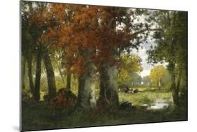 Kaufmann - Working in the Forest-null-Mounted Giclee Print