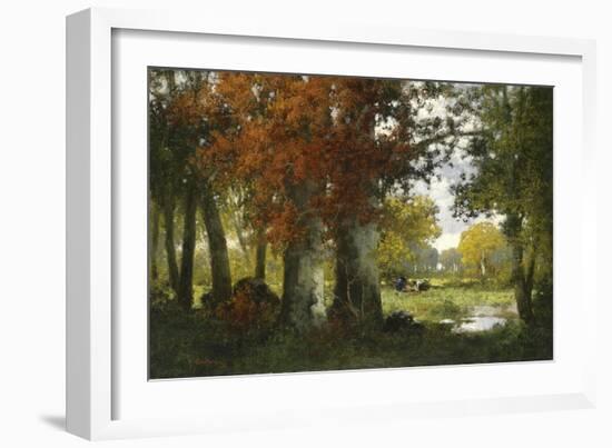 Kaufmann - Working in the Forest-null-Framed Giclee Print