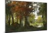 Kaufmann - Working in the Forest-null-Mounted Giclee Print