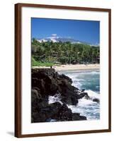 Kauna Oa Beach, at Mauna Kea Beach Hotel, Island of Hawaii, United States of America-null-Framed Photographic Print