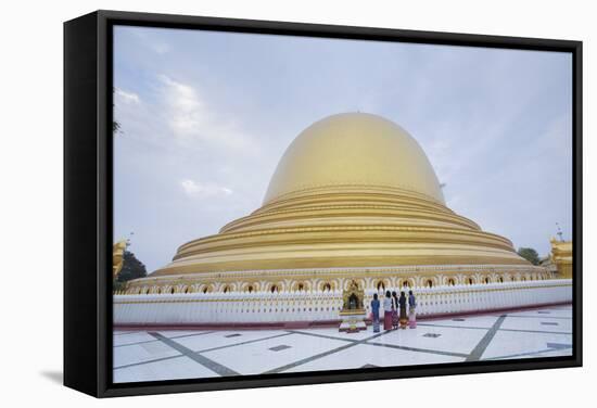 Kaungmudaw Pagoda, Sagaing, Myanmar (Burma), Southeast Asia-Alex Robinson-Framed Stretched Canvas