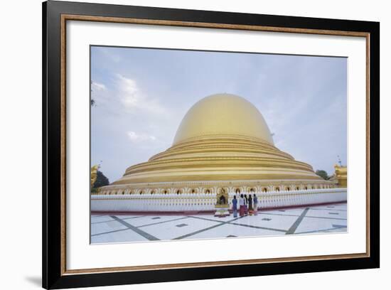 Kaungmudaw Pagoda, Sagaing, Myanmar (Burma), Southeast Asia-Alex Robinson-Framed Photographic Print