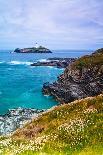 Godrevy Lighthouse, Cornwall, England, United Kingdom, Europe-Kav Dadfar-Photographic Print