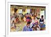 Kava Drinking Ceremony, Fiji, 1999-Robert Tyndall-Framed Giclee Print