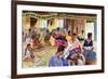 Kava Drinking Ceremony, Fiji, 1999-Robert Tyndall-Framed Giclee Print