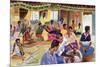 Kava Drinking Ceremony, Fiji, 1999-Robert Tyndall-Mounted Giclee Print