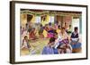 Kava Drinking Ceremony, Fiji, 1999-Robert Tyndall-Framed Giclee Print