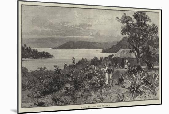 Kavala Island on Lake Tanganyika-null-Mounted Giclee Print