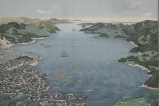 Nagasaki Harbor, C. 1800-50-Kawahara Keiga-Stretched Canvas