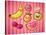 Kawaii Smiling Fruits-diarom-Stretched Canvas