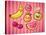 Kawaii Smiling Fruits-diarom-Stretched Canvas