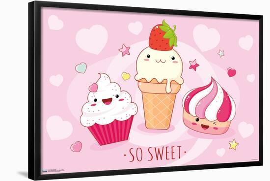 Kawaii - So Sweet-Trends International-Framed Poster