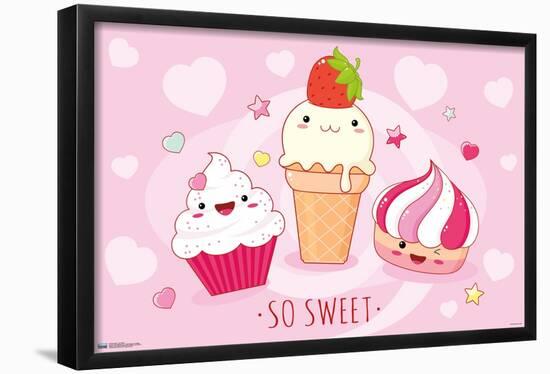 Kawaii - So Sweet-Trends International-Framed Poster