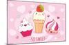 Kawaii - So Sweet-Trends International-Mounted Poster