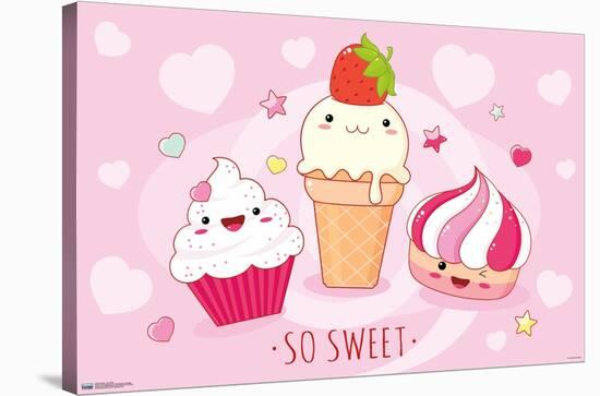 Kawaii - So Sweet-Trends International-Stretched Canvas