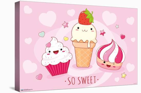 Kawaii - So Sweet-Trends International-Stretched Canvas