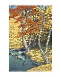 Winter at Arashiyama-Kawase Hasui-Art Print