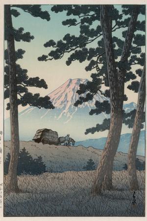 Mount Fuji Seen from Tagonoura in the Evening