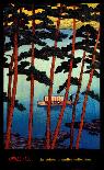 Pagoda in Moonlight-Kawase Hasui-Art Print